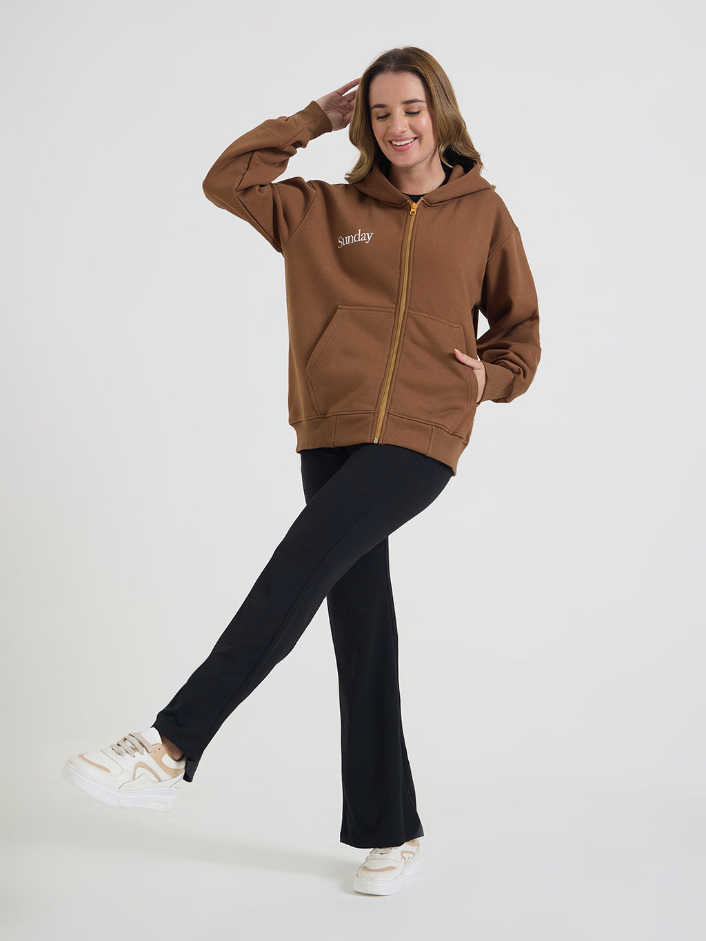 Chocolate Cloud Zip Hoodie